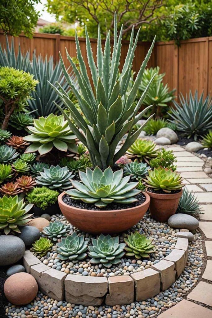 backyard cactus garden ideas