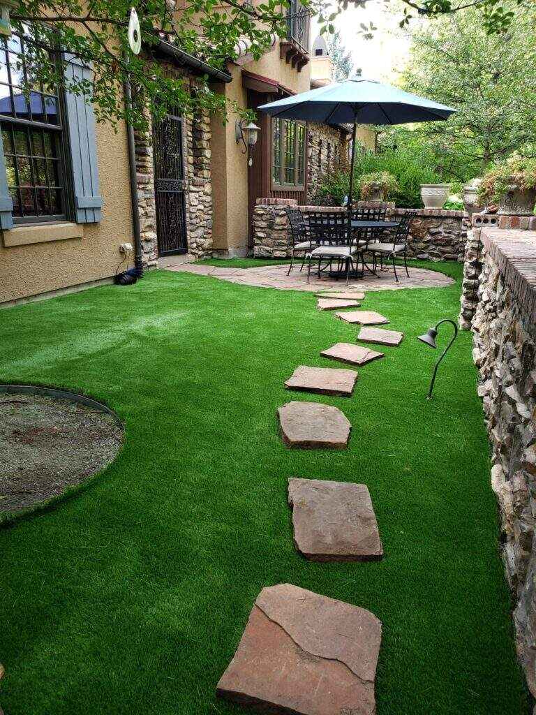 backyard artificial turf ideas